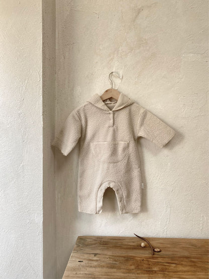 Arrival Winter and Autumn Baby Unisex Fluffy Solid Color Long Sleeves Hooded Rompers, MyKids-USA®, Bodysuits, MyKids-USA -  -  -  -  -  -  - .