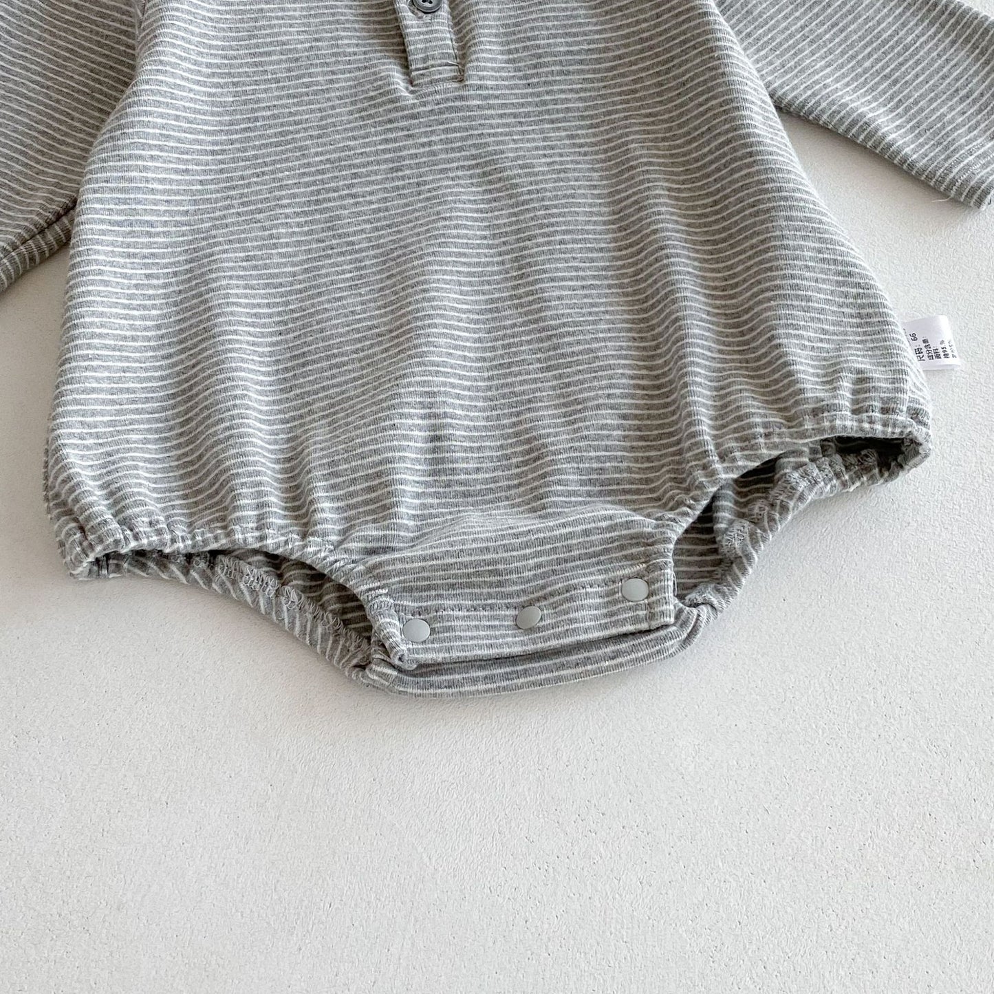 Autumn Arrival Baby Girls Long Sleeves Striped Onesies with Collar, MyKids-USA®, Baby One-Pieces, MyKids-USA -  -  -  -  -  -  - 