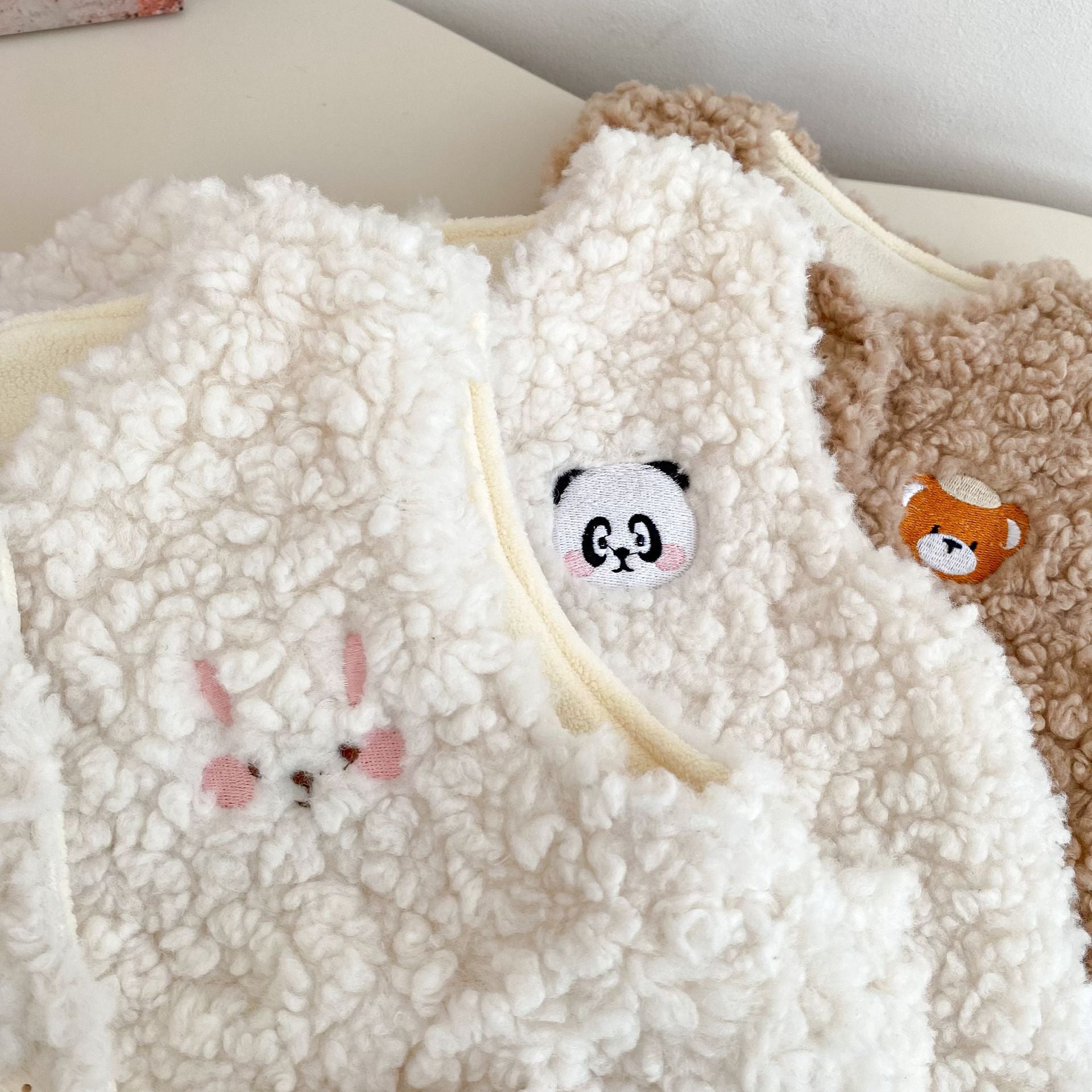 Arrival Winter and Autumn Baby Kids Unisex Cartoon Pattern Sleeveless Fluffy Vest, MyKids-USA®, Baby & Toddler Coats & Jackets, MyKids-USA -  -  -  -  -  -  - 