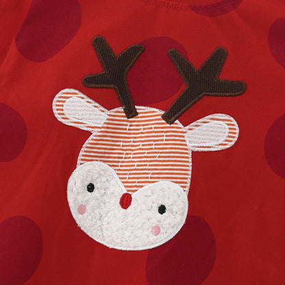 Autumn and Spring Arrival Christmas Cartoon Pattern Long Sleeves Pullover for Stylish Girls, MyKids-USA®, Sweaters, MyKids-USA -  -  -  -  -  -  - 