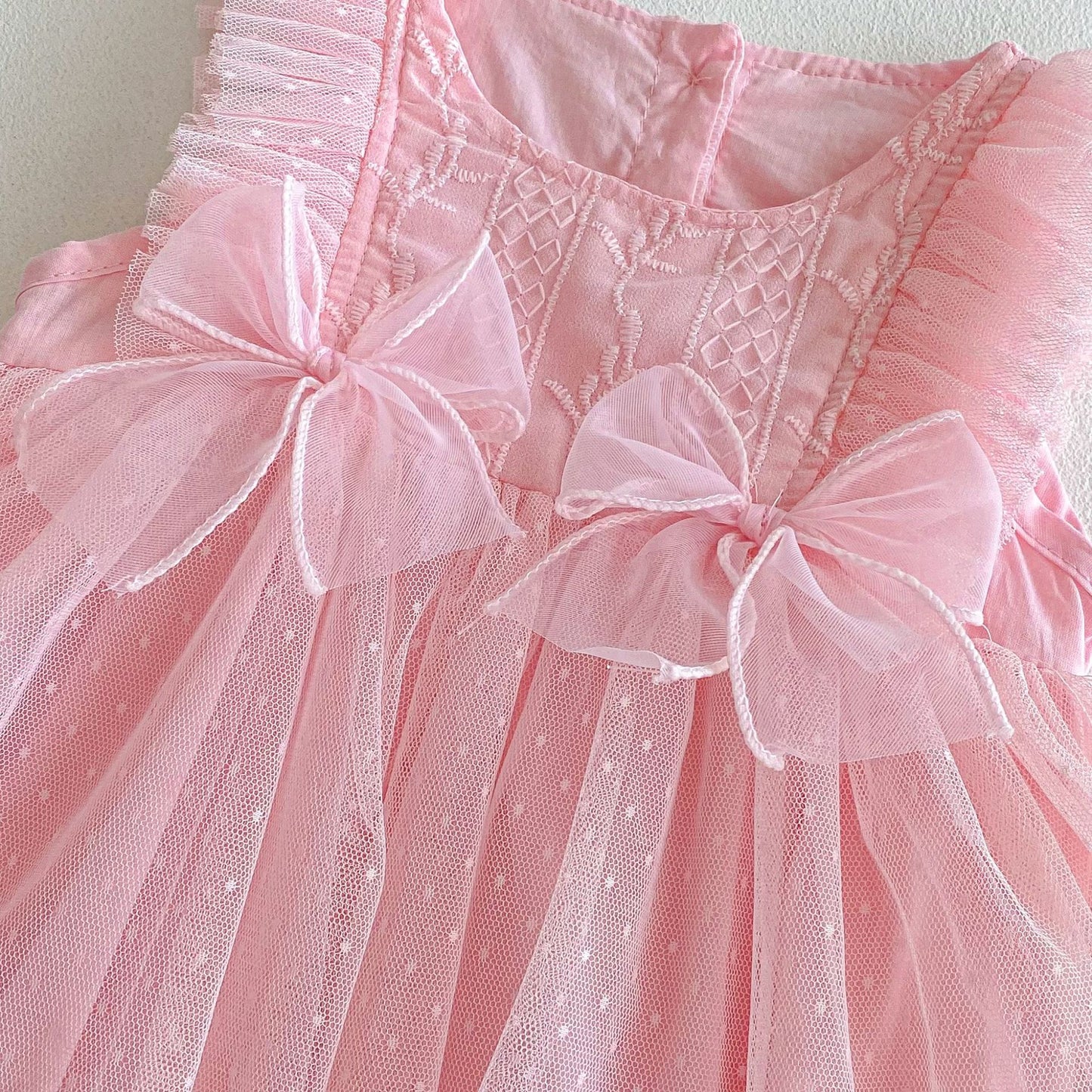 Summer Arrival Baby Girls Sleeveless Flowers Embroidered Pattern Bodysuit Dress, MyKids-USA®, Baby & Toddler Dresses, MyKids-USA -  -  -  -  -  -  - .