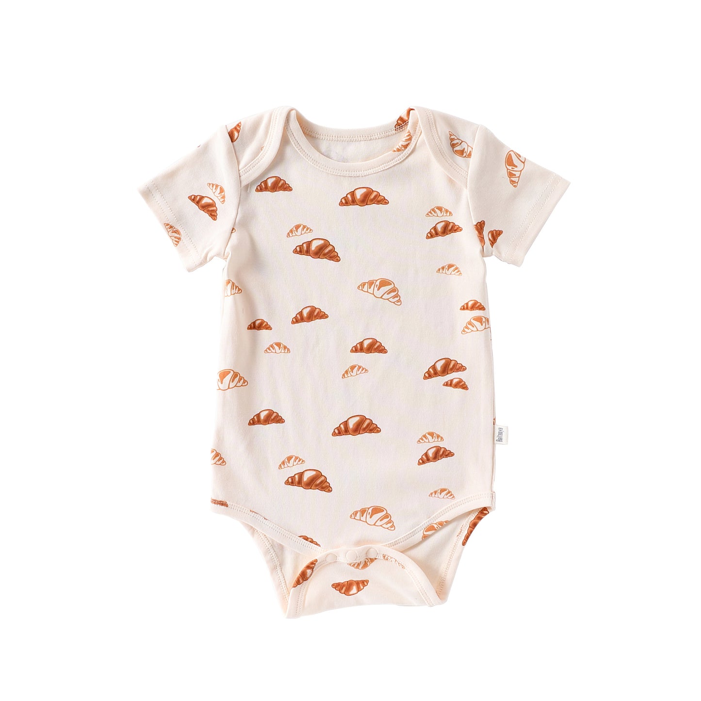 Summer Arrival Baby Cute Cartoon Bread Pattern Short Sleeves Onesies, MyKids-USA®, Baby One-Pieces, MyKids-USA - Size/Age - 66 (3-6M) - Color - Beige -  -  - TR2504252134-A