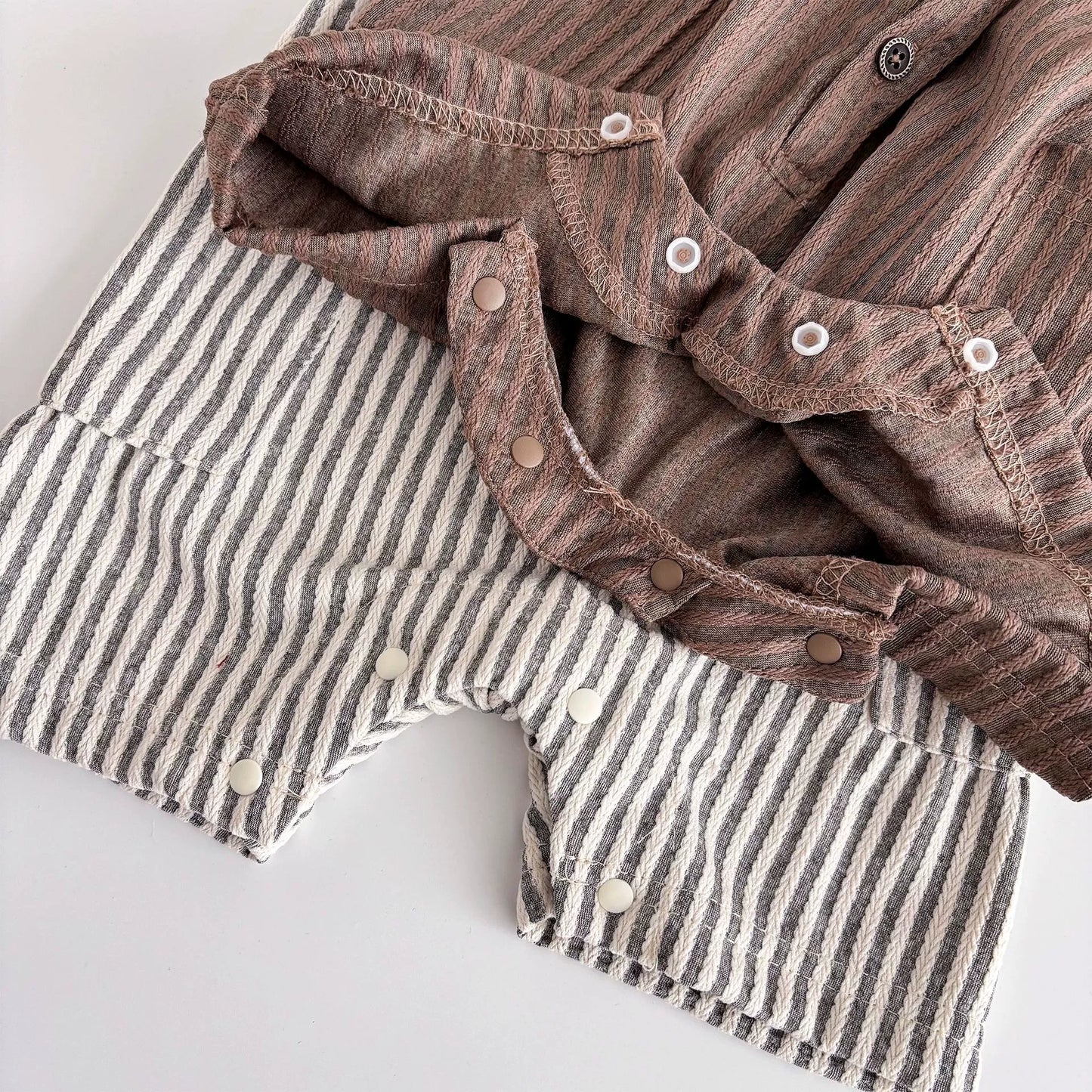 Summer Arrival Baby Unisex Casual Striped Pattern Sleeveless Rompers, MyKids-USA®, Baby One-Pieces, MyKids-USA -  -  -  -  -  -  - 