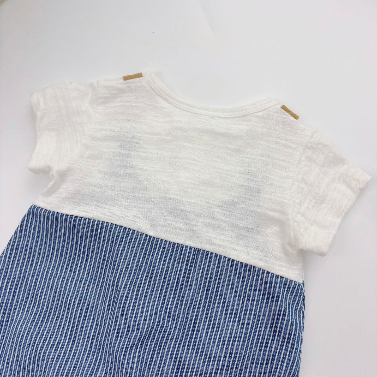 Summer Arrival Baby Boys Short Sleeves Cute Striped Overalls Pattern Rompers, MyKids-USA®, Baby One-Pieces, MyKids-USA -  -  -  -  -  -  - 