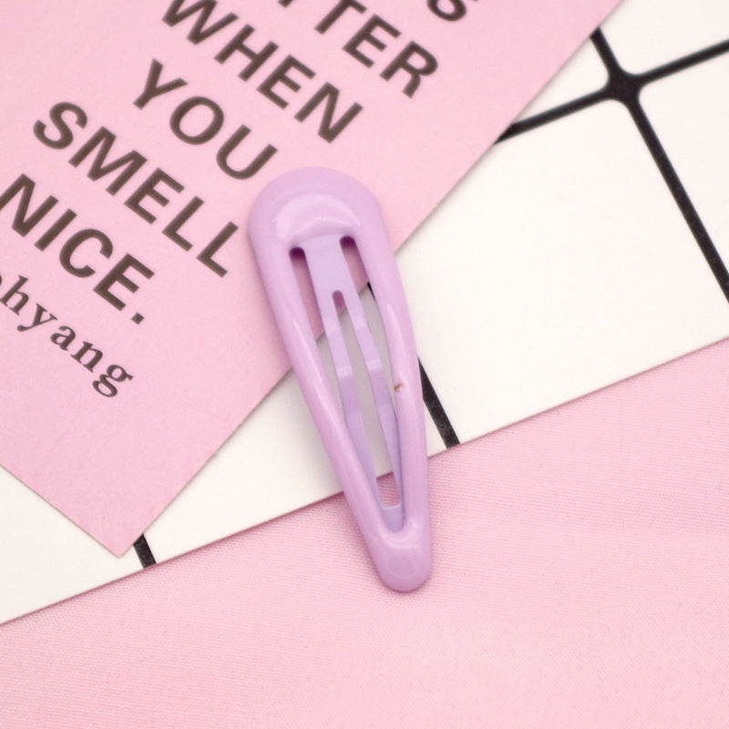 Collection of Cute Solid Color Hollow-out Hair Clips, MyKids-USA®, Hair Pins, Claws & Clips, MyKids-USA - Size/Age - Average Size (0-12Y） - Color - Purple -  -  - TR2604291500-F.