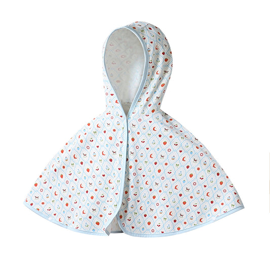 Summer Baby Kids Unisex Hooded Breathable Sun Cape, MyKids-USA®, Baby & Toddler Coats & Jackets, MyKids-USA - Size/Age - 80 (9-12M) - Color - Blue -  -  - TR2606051803-A.