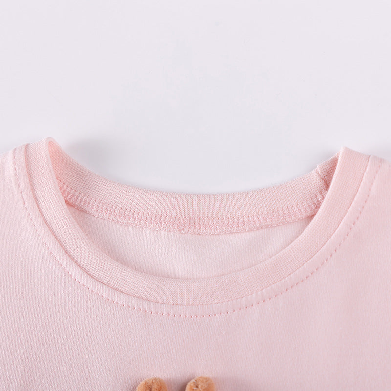 Spring and Autumn Girls Butterfly Cartoon Pattern Long Sleeves Top and Floral Pants Clothing Set, MyKids-USA®, Baby & Toddler Outfits, MyKids-USA -  -  -  -  -  -  - 