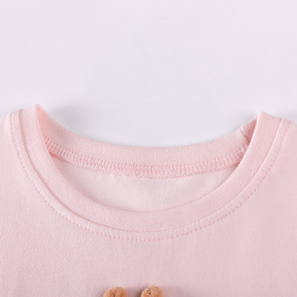 Spring and Autumn Girls Butterfly Cartoon Pattern Long Sleeves Top and Floral Pants Clothing Set, MyKids-USA®, Baby & Toddler Outfits, MyKids-USA -  -  -  -  -  -  - 