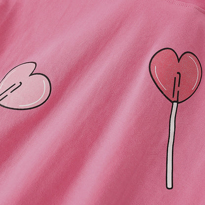 Summer Baby Kids Cartoon Lollipops Pattern T-shirt and Shorts Clothing Set for Girls, MyKids-USA®, Baby & Toddler Outfits, MyKids-USA -  -  -  -  -  -  - 