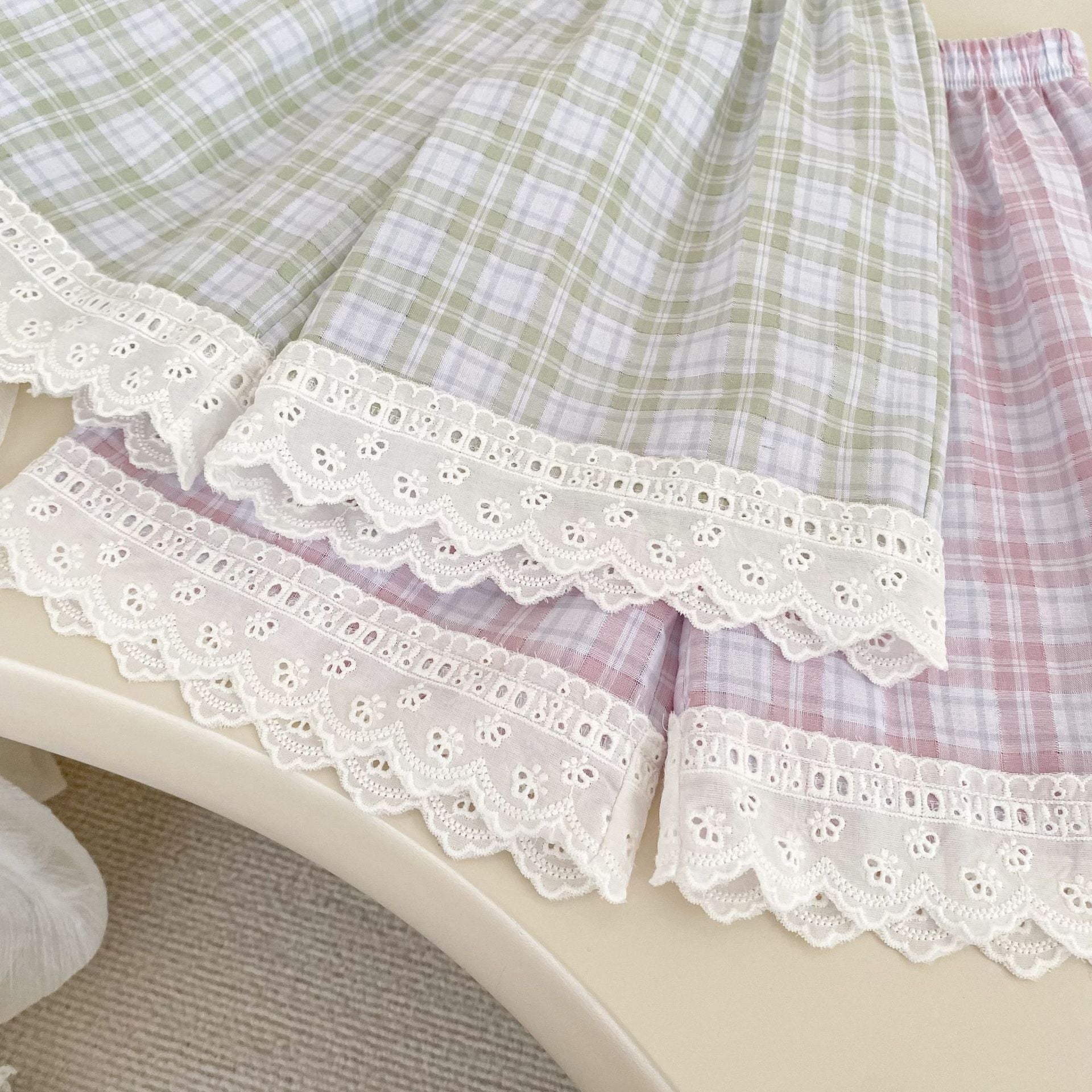 Arrival Summer Baby Kids Girls Sleeveless Plaid Pattern Top and Pants Clothing Set, MyKids-USA®, Baby & Children's Outfits, MyKids-USA -  -  -  -  -  -  - .