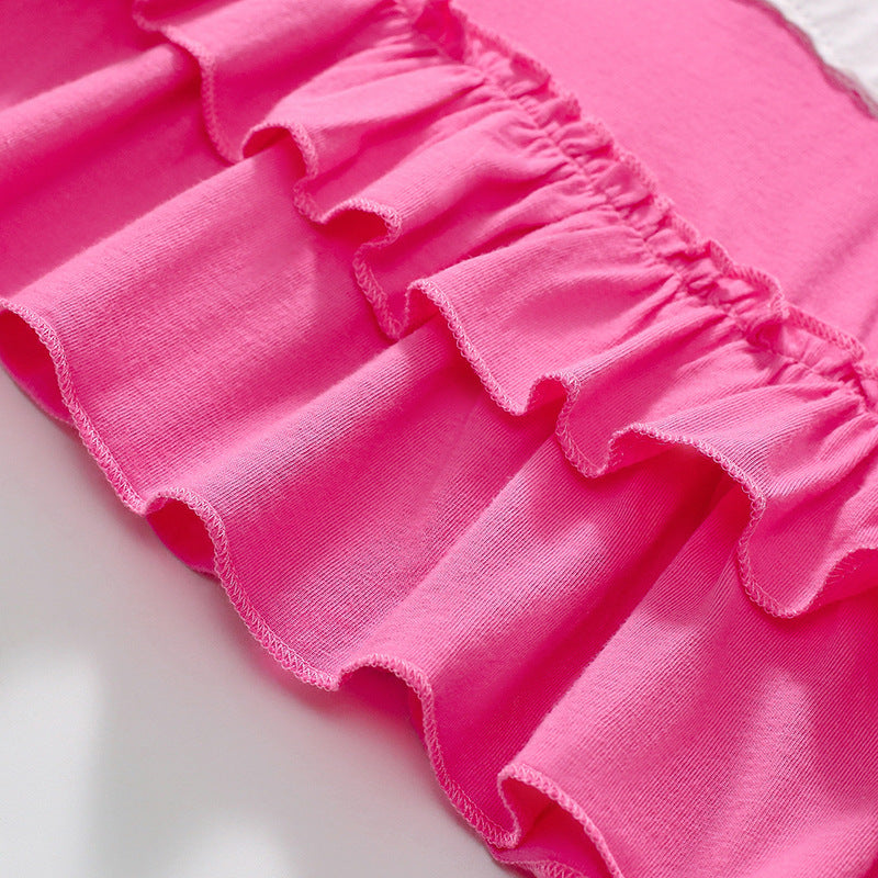 Summer Arrival Cartoon Unicorn Pattern Short Sleeves Dress for Stylish Girls, MyKids-USA®, Baby & Toddler Dresses, MyKids-USA -  -  -  -  -  -  - 