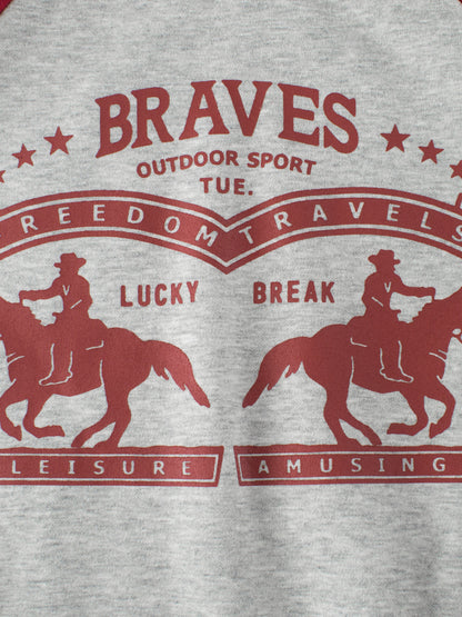 Arrival Unisex Letters Print Crew Neck Long Sleeves Thick Sweatshirt, MyKids-USA®, Baby & Toddler Outerwear, MyKids-USA -  -  -  -  -  -  - 