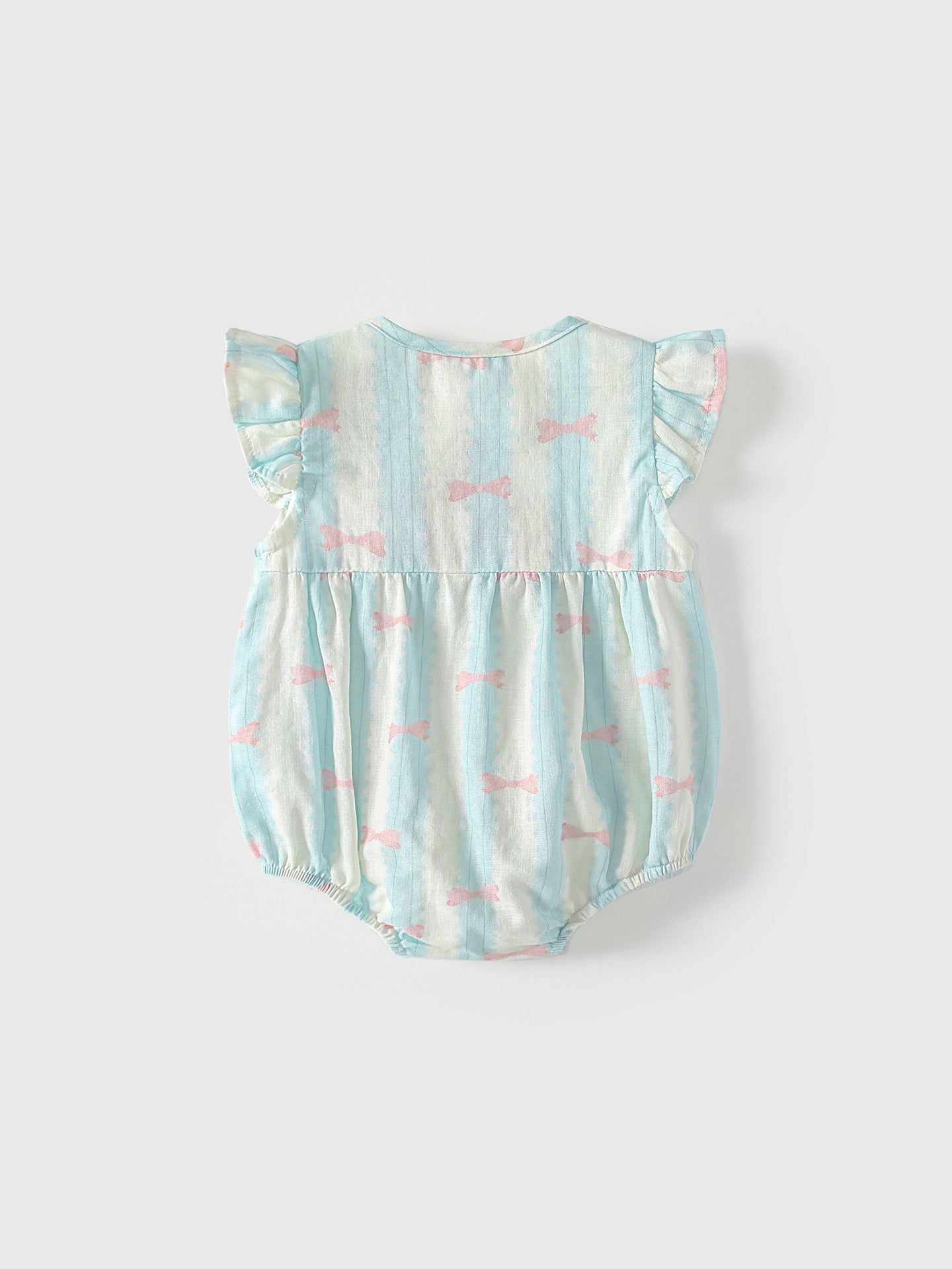 Summer Arrival Baby Girls Fly Sleeves Geometric Pattern Bodysuit, MyKids-USA®, Bodysuits, MyKids-USA -  -  -  -  -  -  - .