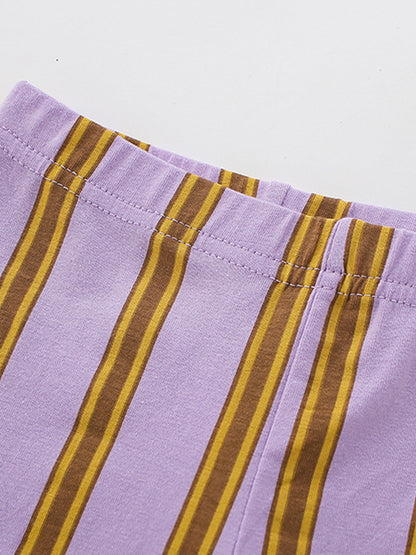 Summer Hot Selling Baby Kids Girls Short Sleeves Cartoon Cartoon Pattern T-shirt and Striped Shorts Clothing Set, MyKids-USA®, Baby & Children's Outfits, MyKids-USA -  -  -  -  -  -  - .