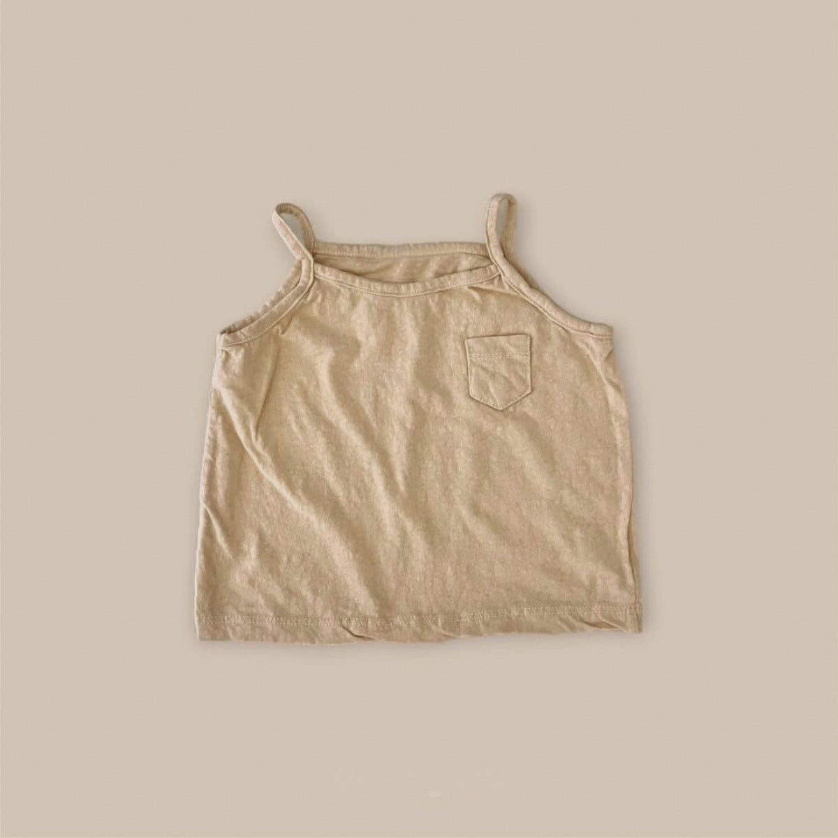 Casual Sleeveless Summer Arrival Children’s Vest, Unisex Baby Solid Color Top, MyKids-USA®, Baby & Toddler Tops, MyKids-USA - Size/Age - 66 (3-6M) - Color - Apricot -  -  - TR2505232207-A