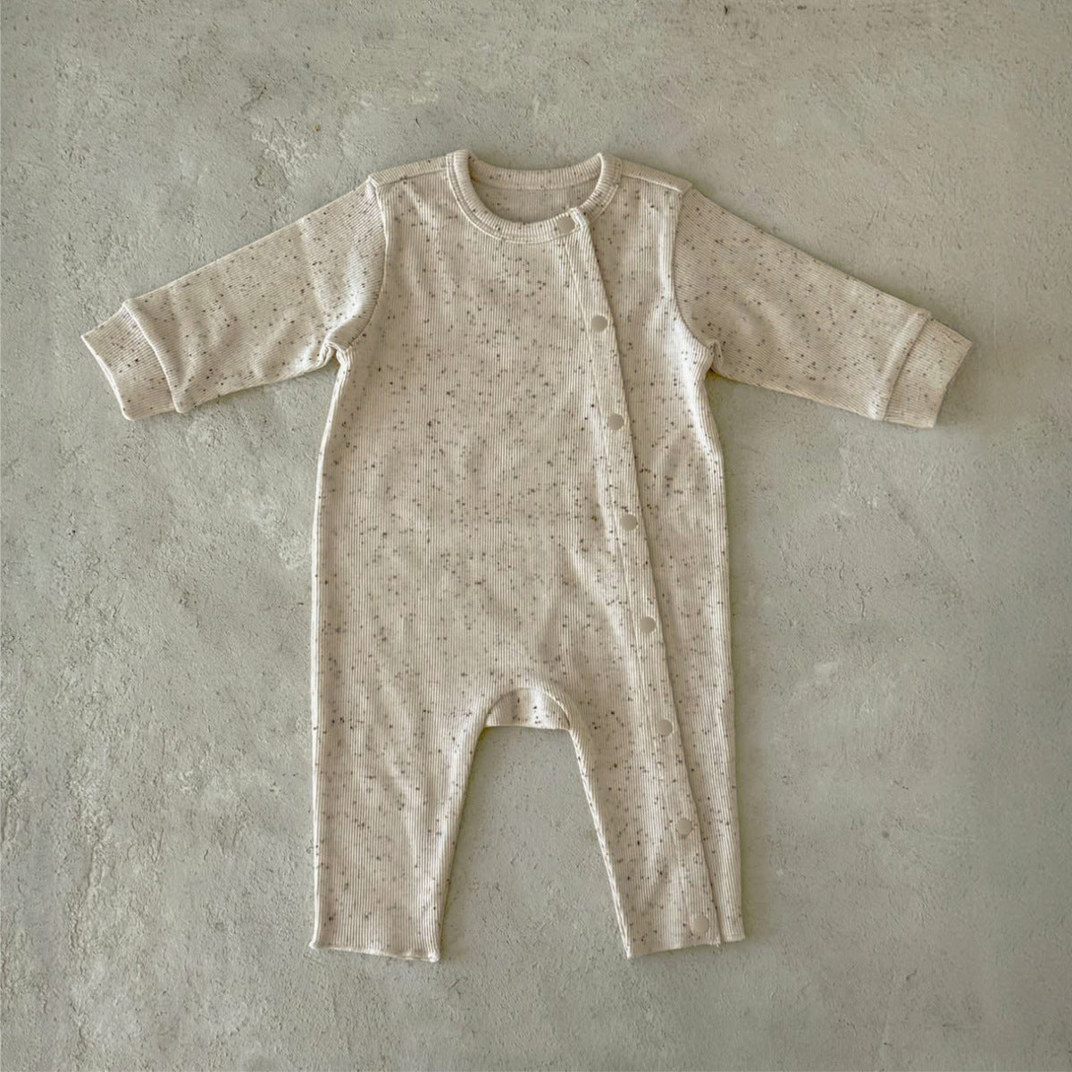 Hot Selling Autumn Baby Kids Long Sleeves Dots Pattern Rompers with Hat