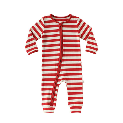 Spring and Autumn Baby Kids Long Sleeves Red Striped Pattern Clothing Sets, Rompers and Bodysuit, MyKids-USA®, Bodysuits, MyKids-USA - Size/Age - 66 (3-6M) - Color - Apricot -  -  - TR2601051746-A.