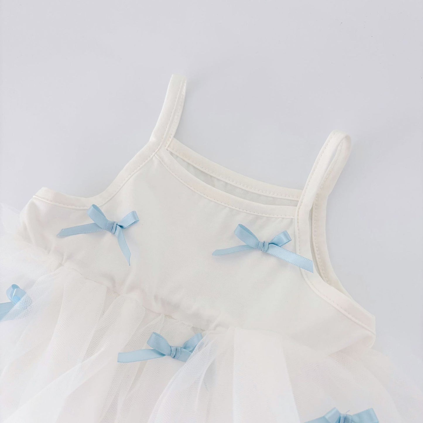 Summer Arrival Baby Girls Cute Sleeveless Butterfly-bow Decorated Dress Design Strap Onesies, MyKids-USA®, Baby One-Pieces, MyKids-USA -  -  -  -  -  -  - 