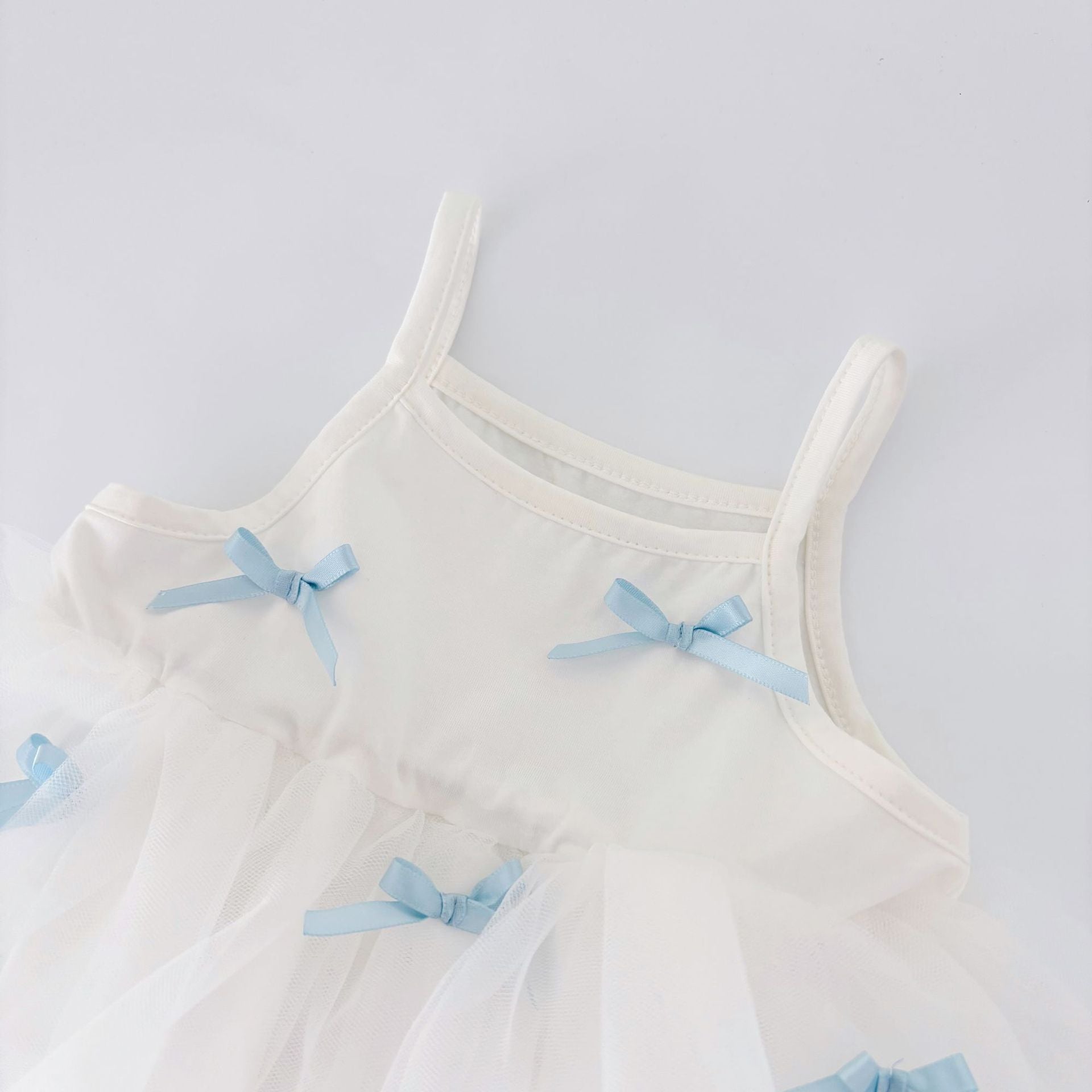 Summer Arrival Baby Girls Cute Sleeveless Butterfly-bow Decorated Dress Design Strap Onesies, MyKids-USA®, Baby One-Pieces, MyKids-USA -  -  -  -  -  -  - 