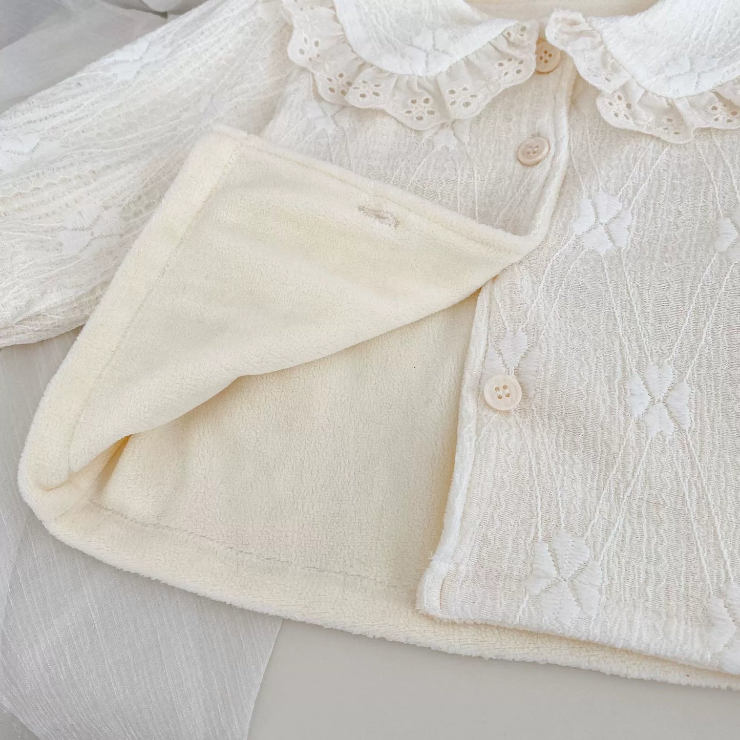 Spring and Autumn Baby Kids Girls Geometric Pattern Long Sleeves Warm Top and Sleeveless Rompers Overalls, MyKids-USA®, Baby & Toddler Outfits, MyKids-USA -  -  -  -  -  -  - 