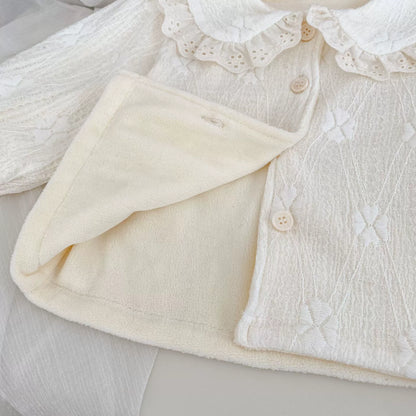 Spring and Autumn Baby Kids Girls Geometric Pattern Long Sleeves Warm Top and Sleeveless Rompers Overalls, MyKids-USA®, Baby & Toddler Outfits, MyKids-USA -  -  -  -  -  -  - 