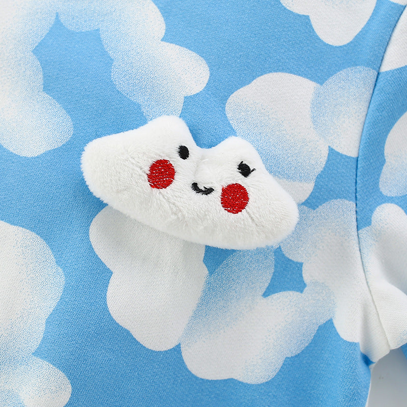 Arrival Geometric Clouds Pattern Long Sleeves Pullover for Kids, MyKids-USA®, Baby & Toddler Outerwear, MyKids-USA -  -  -  -  -  -  - 