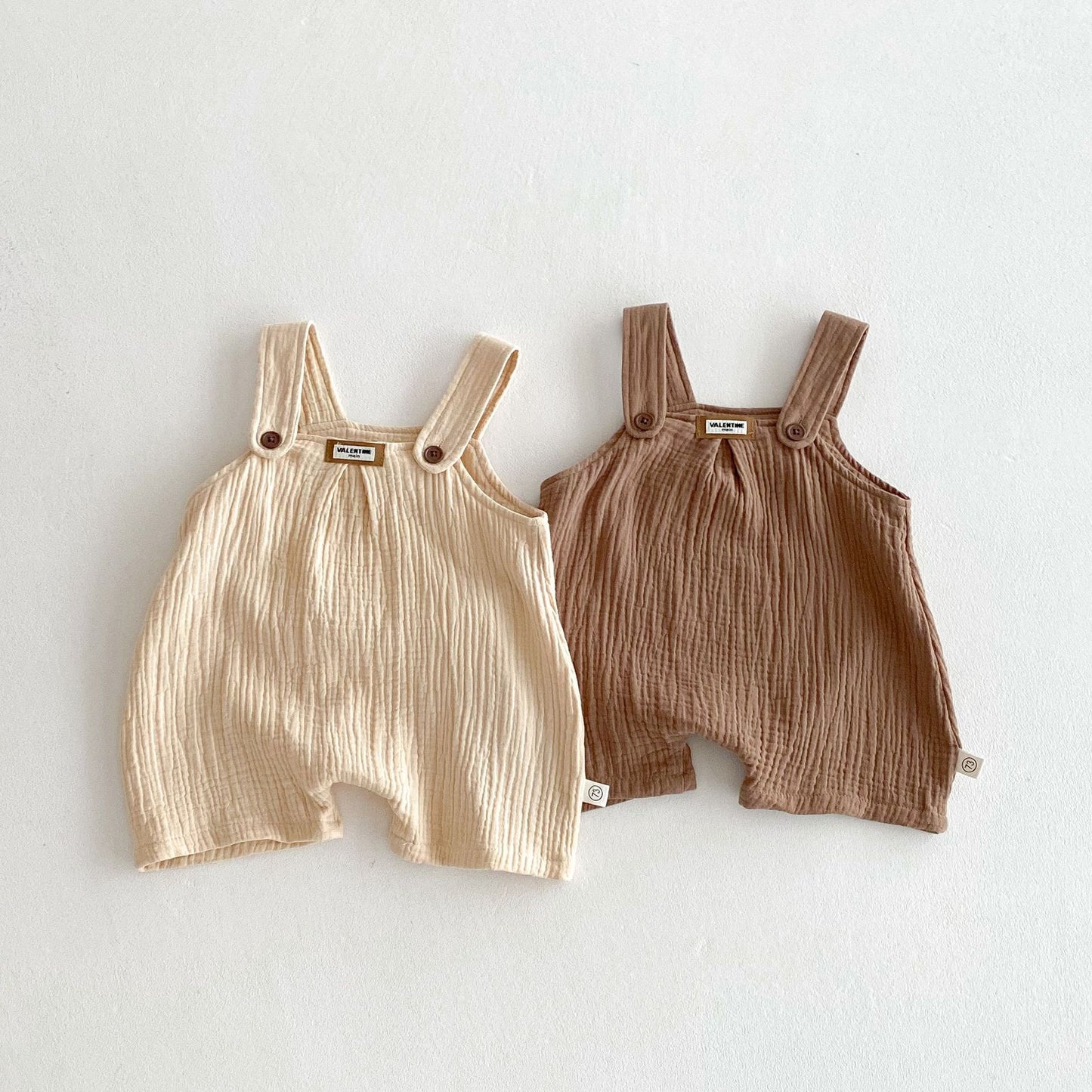 Summer Hot Selling Baby Kids Unisex Sleeveless Plain Solid Color Strap Overalls and Pocketed T-Shirt Clothing Set, MyKids-USA®, Baby & Toddler Outfits, MyKids-USA -  -  -  -  -  -  - 