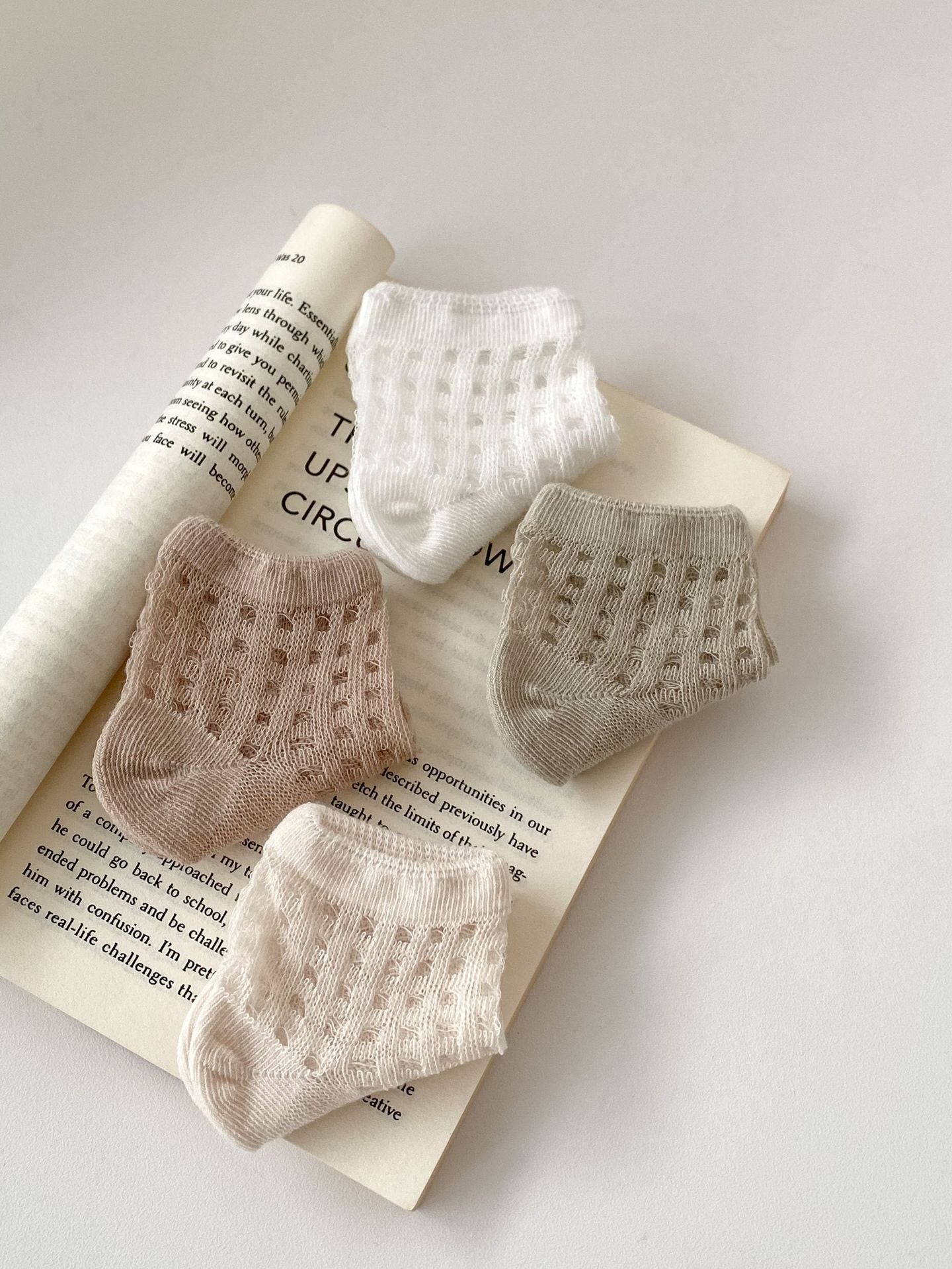 Pairs Summer Super Thin Breathable Socks For Kids: Baby Plaid Socks