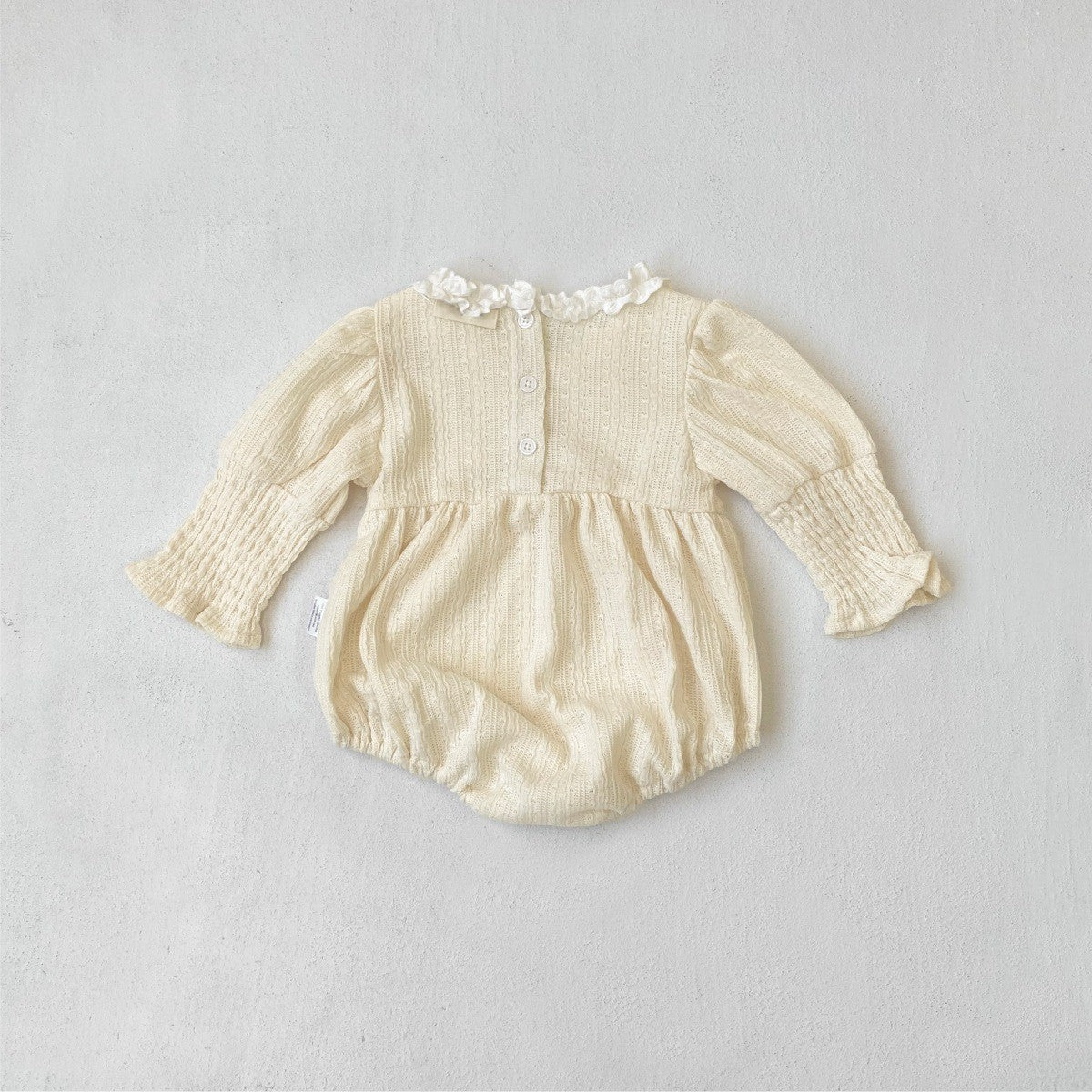 MyKids-USA® Autumn Vintage Lace Trim Baby Kids Girls Princess Long Sleeves Bodysuit