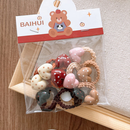 Collection of Versatile Cute Cartoon Small Children’s Star Hair Clip and Lace Baby Headband, MyKids-USA®, Hair Pins, Claws & Clips, MyKids-USA - Size/Age - Average Size (0-12Y） - Color - Black -  -  - TR2411201359-C.