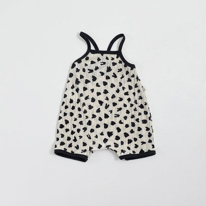 Summer Arrival Baby Sleeveless Hearts Pattern Rompers Bodysuits, MyKids-USA®, Baby & Children's One-Pieces, MyKids-USA - Size/Age - 66 (3-6M) - Color - White -  -  - TR2605232225-B.