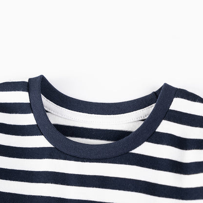 Spring and Autumn Boys Christmas Cartoon Pattern Long Sleeves Striped Clothing Set, MyKids-USA®, Baby & Toddler Outfits, MyKids-USA -  -  -  -  -  -  - 