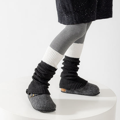 Winter and Autumn Baby Kids Girls Breathable Color Patchwork Legs Sleeves Socks, MyKids-USA®, Baby & Toddler Socks & Tights, MyKids-USA - Size/Age - Average Size (0-12Y） - Color - Black -  -  - TR2601181618-A.