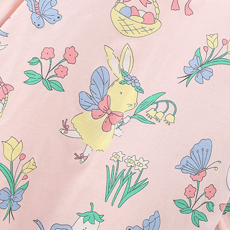 Spring and Autumn Girls Flowers Pattern Long Sleeves Top and Pants Clothing Set, MyKids-USA®, Baby & Toddler Outfits, MyKids-USA -  -  -  -  -  -  - .