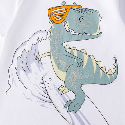 Summer Hot Selling Baby Kids Boys Short Sleeves Cartoon Animals Pattern T-shirt and Shorts Clothing Set, MyKids-USA®, Baby & Toddler Outfits, MyKids-USA -  -  -  -  -  -  - .