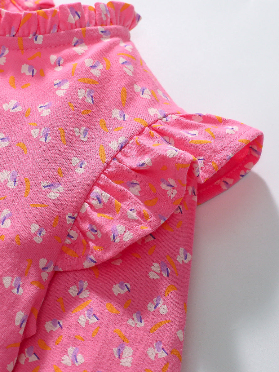 Arrival Autumn Girls Cartoon Elephant And Flowers Pattern Ruffle Neck Long Sleeves Princess Dress, MyKids-USA®, Baby & Toddler Dresses, MyKids-USA -  -  -  -  -  -  - 