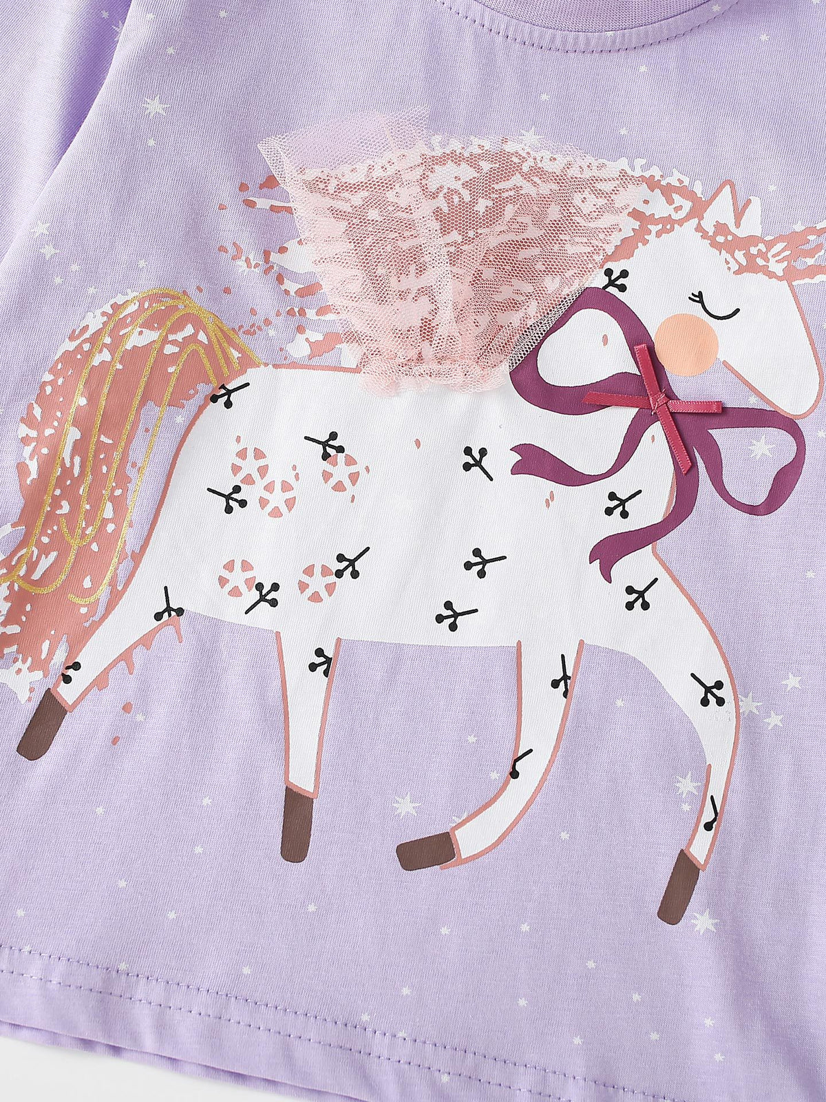 MyKids-USA® Spring and Autumn Baby Kids Girls Cartoon Pattern Long Sleeves Top