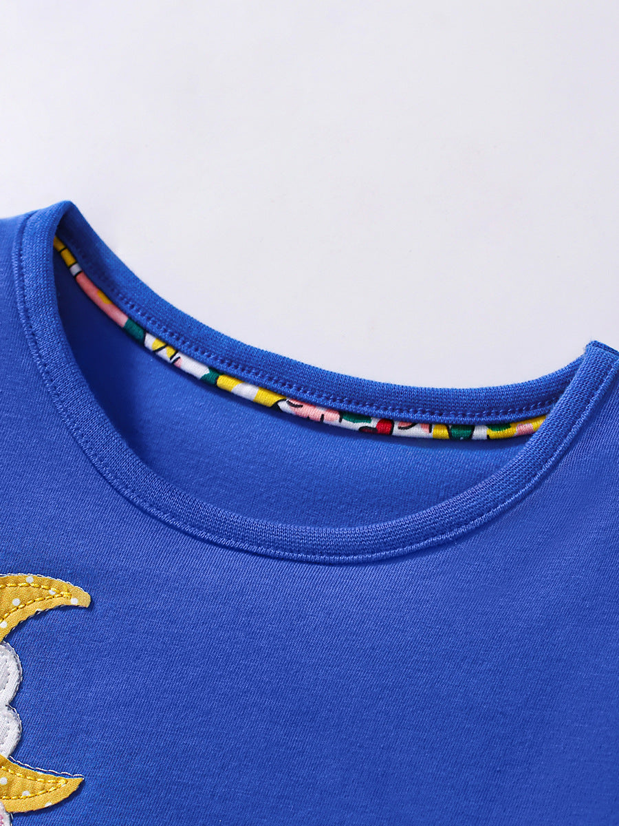 Kids’ Unicorn Cartoon Pattern Short Sleeves T-shirt in European and American Style for Summer, MyKids-USA®, Baby & Toddler Tops, MyKids-USA -  -  -  -  -  -  - 