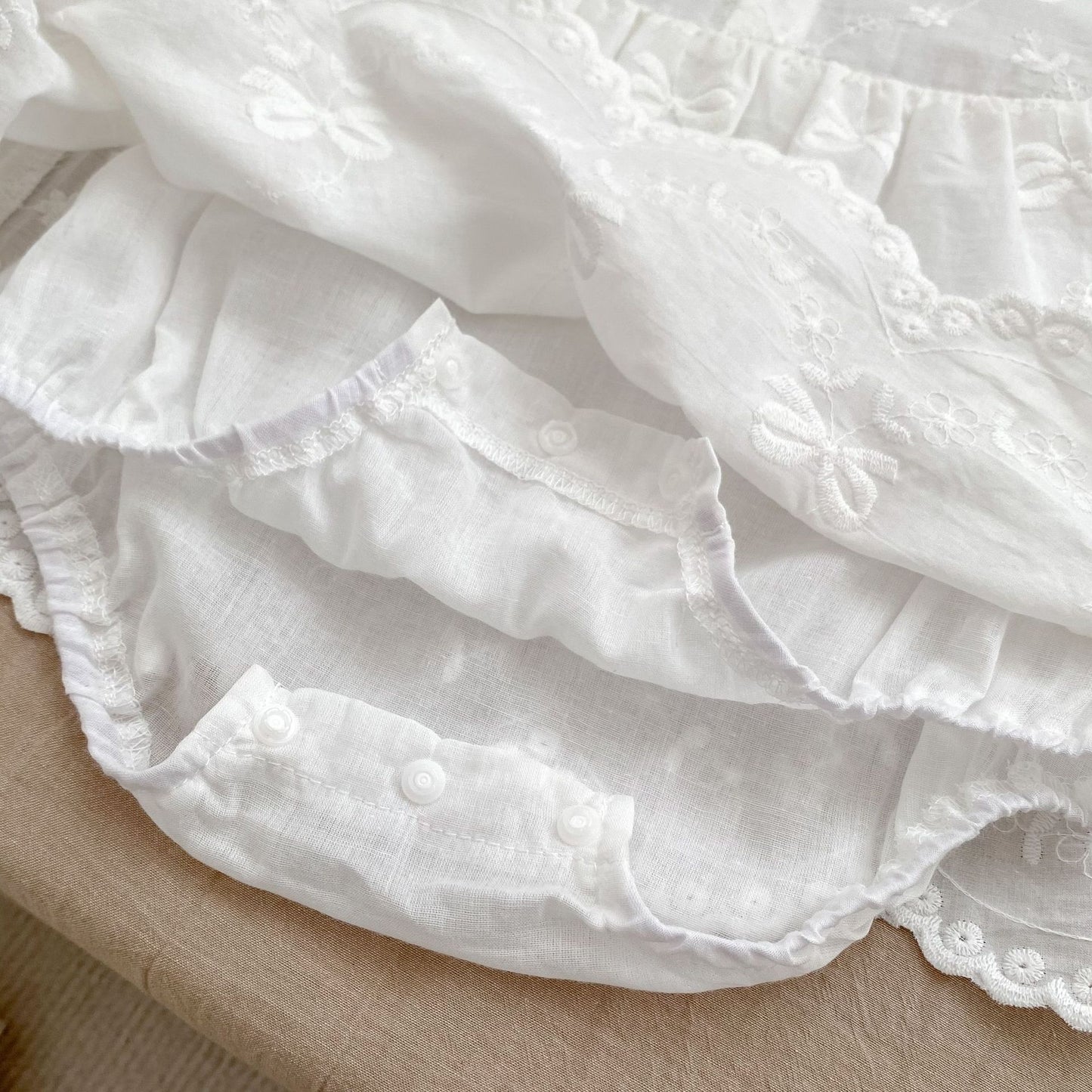 Arrival Baby Girls Long Sleeves Solid Color Bows and Flowers Embroidered Bodysuits Onesies, MyKids-USA®, Baby & Toddler Dresses, MyKids-USA -  -  -  -  -  -  - 