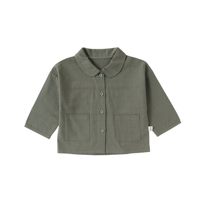 Arrival Spring Baby Kids Unisex Solid Color Shirt, MyKids-USA®, Shirts, MyKids-USA - Size/Age - 73 (6-9M) - Color - Green -  -  - TR2603052353-C.