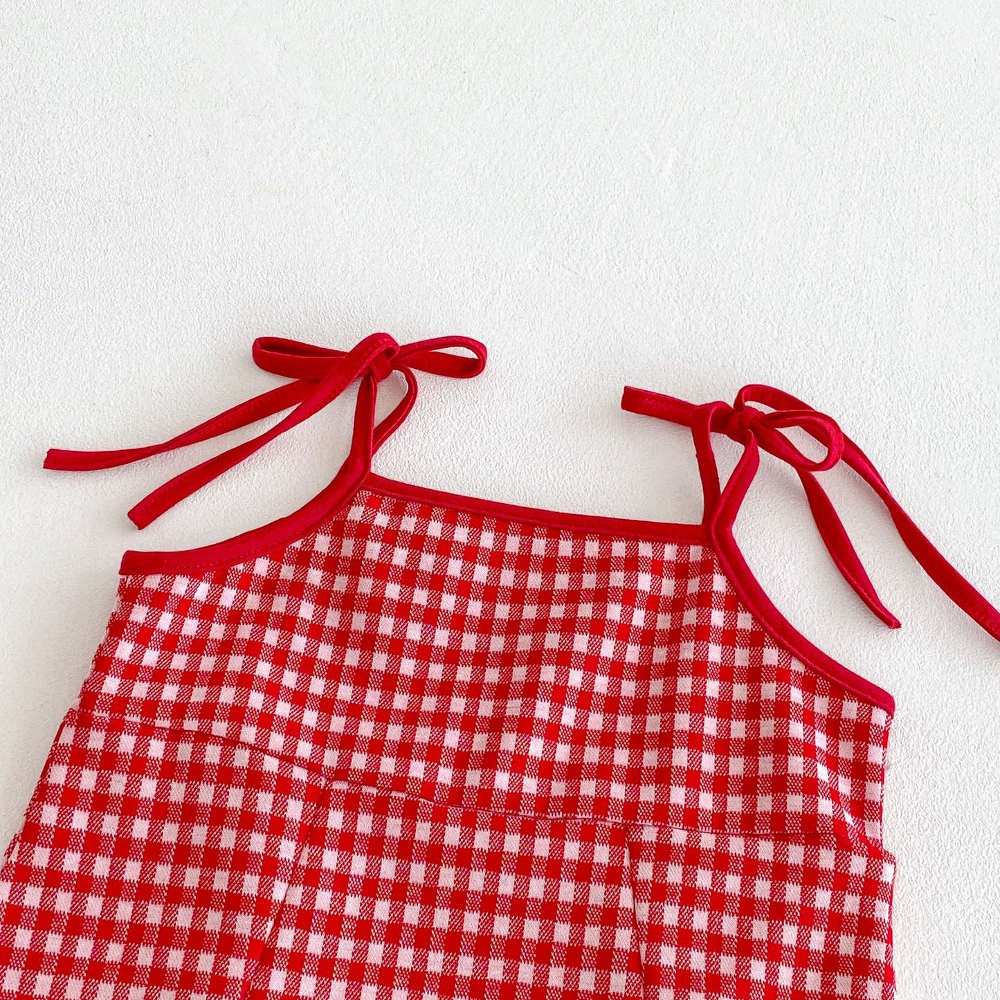 Summer Arrival Baby Girls Cute Plaid Pattern Sleeveless Strap Dress, MyKids-USA®, Baby & Toddler Dresses, MyKids-USA -  -  -  -  -  -  - 