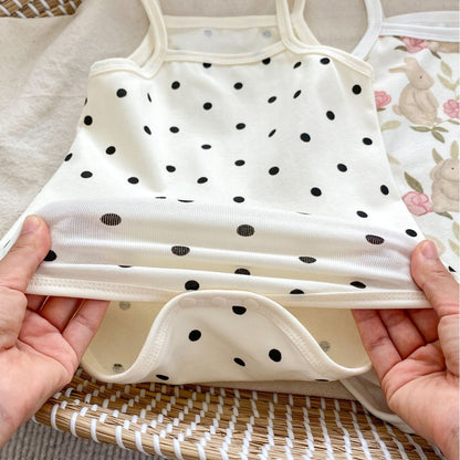 Summer New Design Baby Girls Various Pattern Sleeveless Strap Onesies