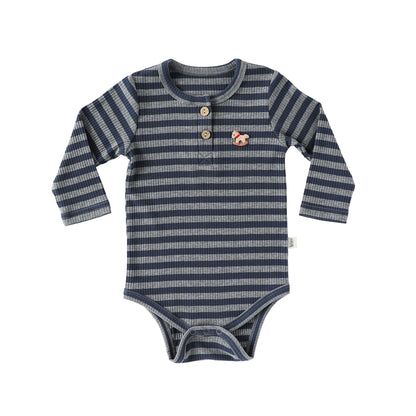 Autumn Arrival Baby Unisex Long Sleeves Casual Striped Crew Neck Onesies and Pants Clothing Sets, MyKids-USA®, Baby & Toddler Outfits, MyKids-USA -  -  -  -  -  -  - 