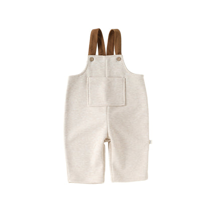 Winter and Spring Arrival Baby Unisex Sleeveless Color Patchwork Rompers Overalls, MyKids-USA®, Baby One-Pieces, MyKids-USA - Size/Age - 80 (9-12M) - Color - Apricot -  -  - TR2512271022-A.