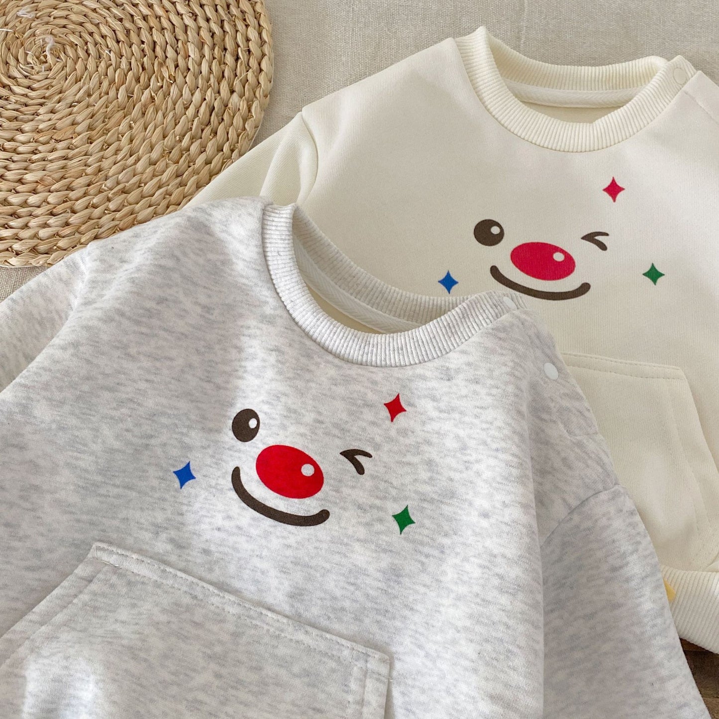 Autumn and Spring Baby Kids Long Sleeves Cute Cartoon Pattern Pullover and Pants Clothing Set, MyKids-USA®, Baby & Toddler Outfits, MyKids-USA -  -  -  -  -  -  - .