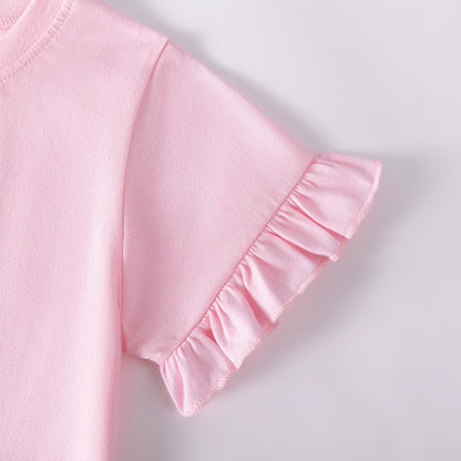 Summer Arrival Flowers and Cartoon Pattern Short Sleeves Dress for Stylish Girls, MyKids-USA®, Baby & Toddler Dresses, MyKids-USA -  -  -  -  -  -  - .