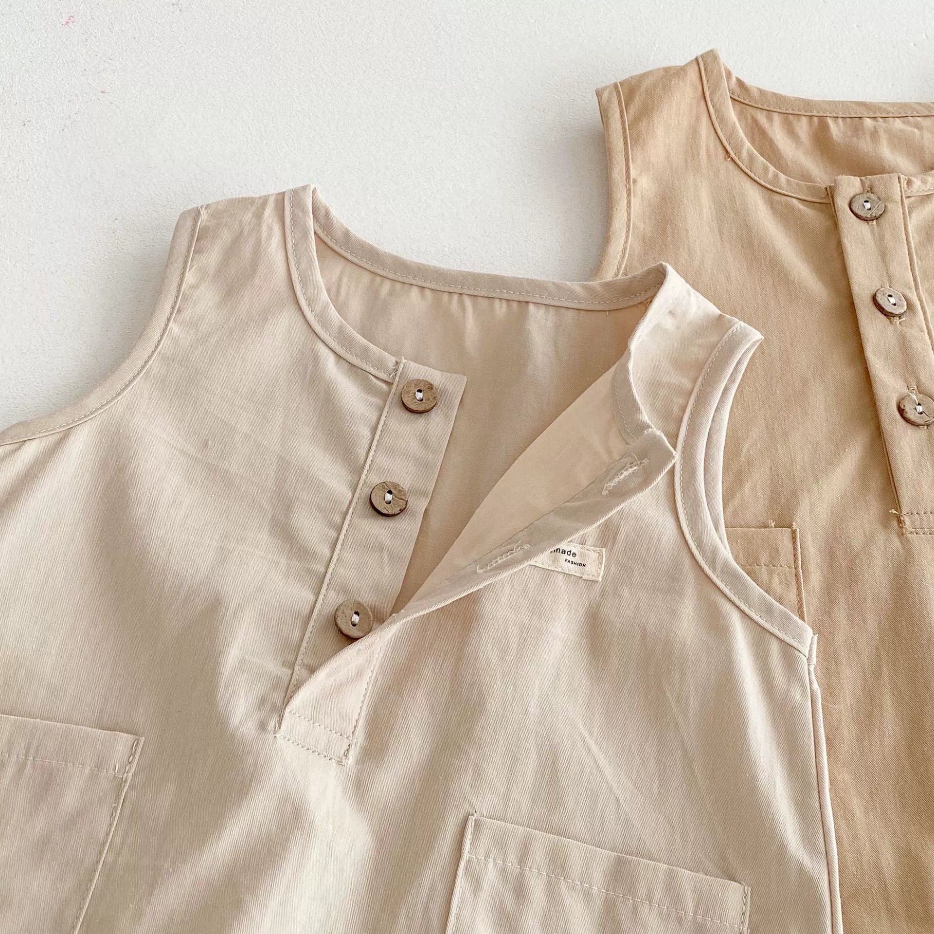 Summer Arrival Baby Unisex Letters Pattern Sleeveless Casual Rompers, MyKids-USA®, Baby One-Pieces, MyKids-USA -  -  -  -  -  -  - 