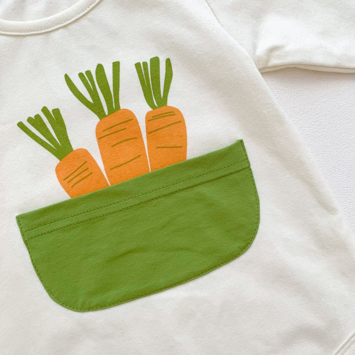 Autumn Arrival Baby Unisex Long Sleeves Carrots Pattern Onesies with Hat, MyKids-USA®, Baby & Toddler Outfits, MyKids-USA -  -  -  -  -  -  - 