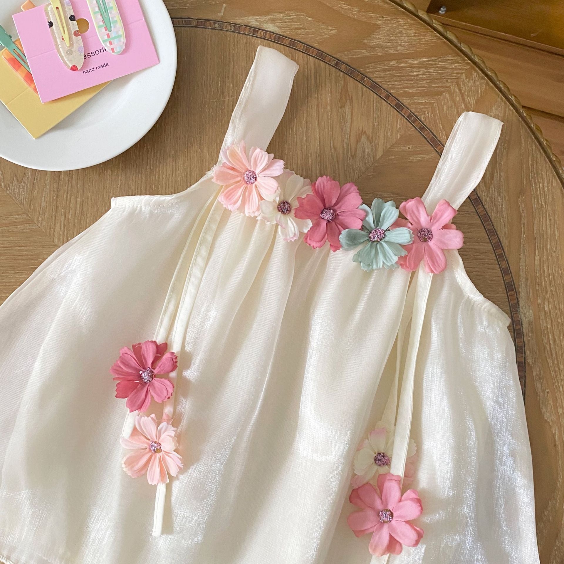 Design Summer Baby Kids Girls Sleeveless Flowers Pattern Strap Bodysuit Dress, MyKids-USA®, Baby & Children's One-Pieces, MyKids-USA -  -  -  -  -  -  - .
