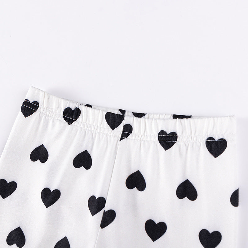 Spring and Autumn Girls Butterfly-bows Pattern Long Sleeves Top and Hearts Pattern Pants Clothing Set, MyKids-USA®, Baby & Toddler Outfits, MyKids-USA -  -  -  -  -  -  - 